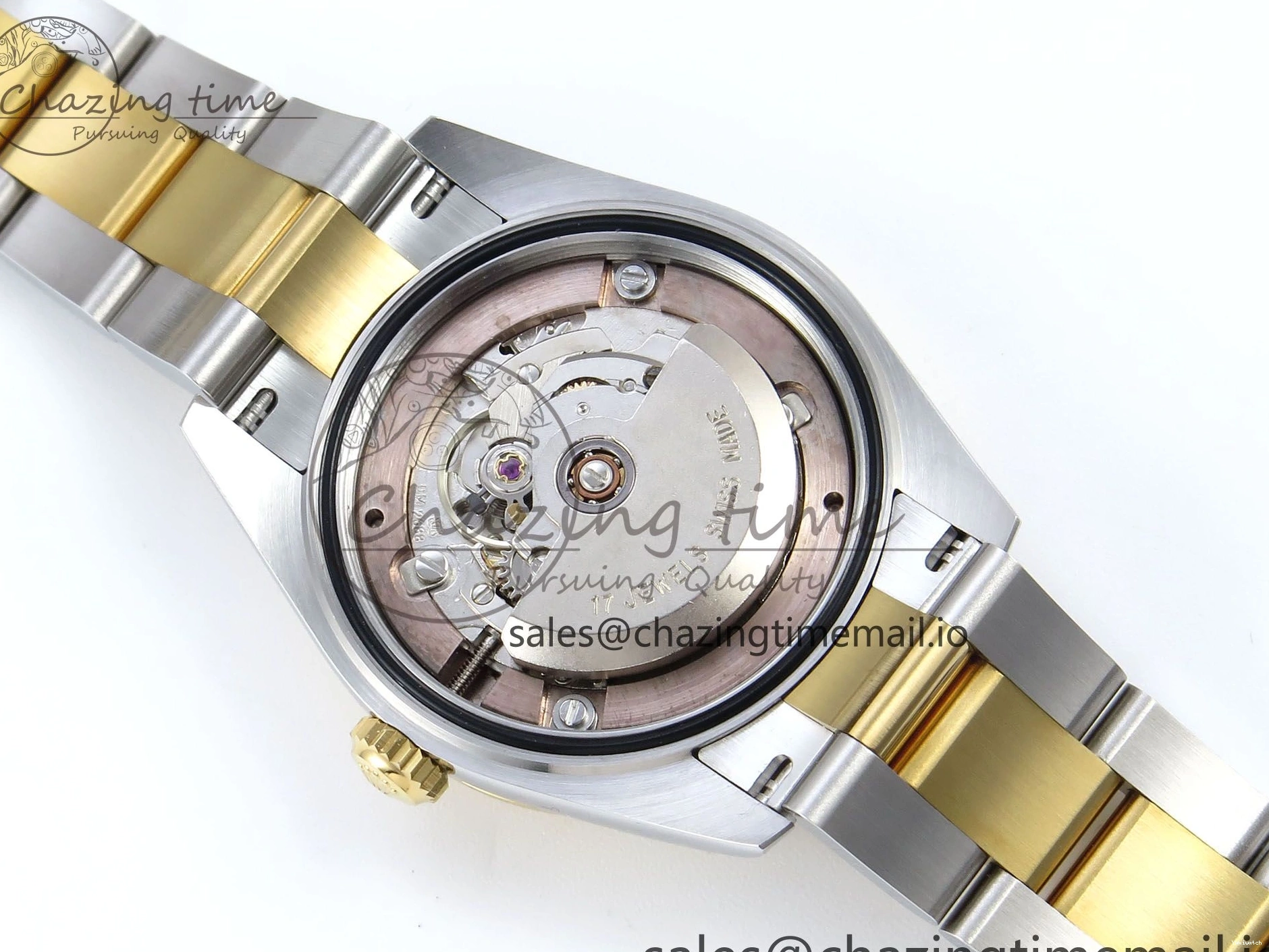 White ARF SS 904L MOP YG Best DateJust 1:1 Oyster ETA Steel 278273 Edition Bracelet 31 2688 on Dial 0110